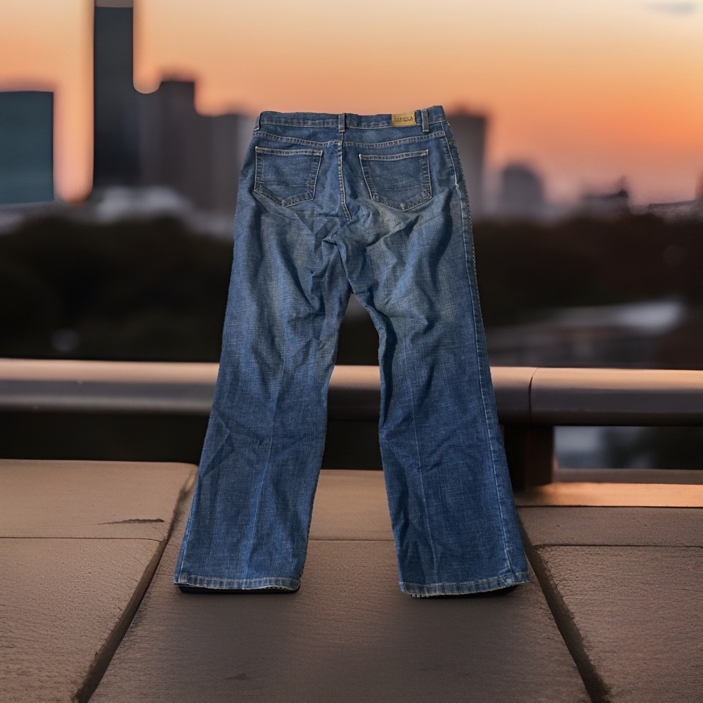 Naitica Mens Classic Blue Denim Jeans Size 30